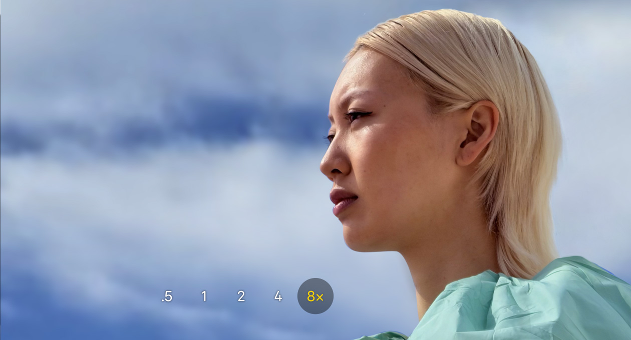 iPhone 17 Pro Max — zoom 8x (image Apple)